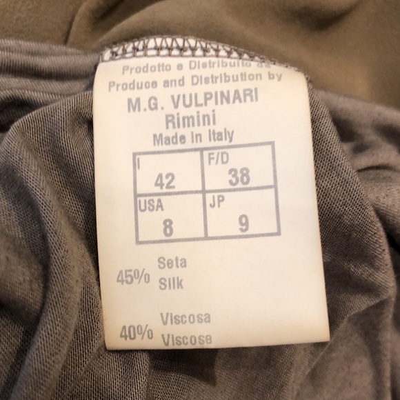 Nicholas & Mark Leather & Silk Dress - Picture 9 of 10